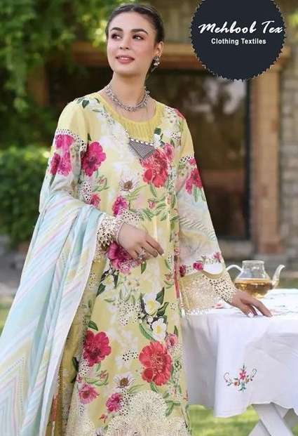 Elaf chikankari Vol 2 D No 1408 By Mehbbob tex